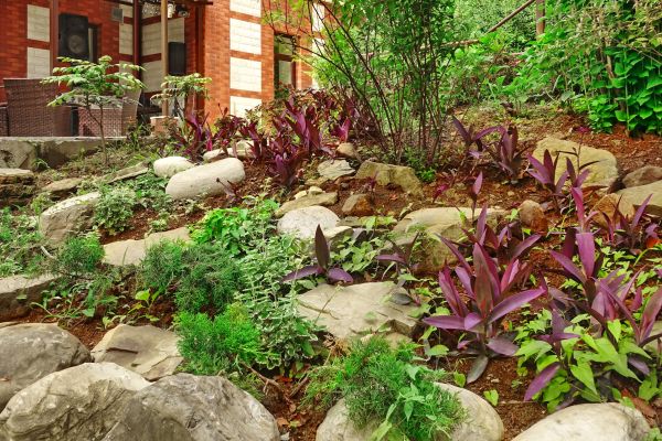 Rock Garden Landscaping in Suwanee
